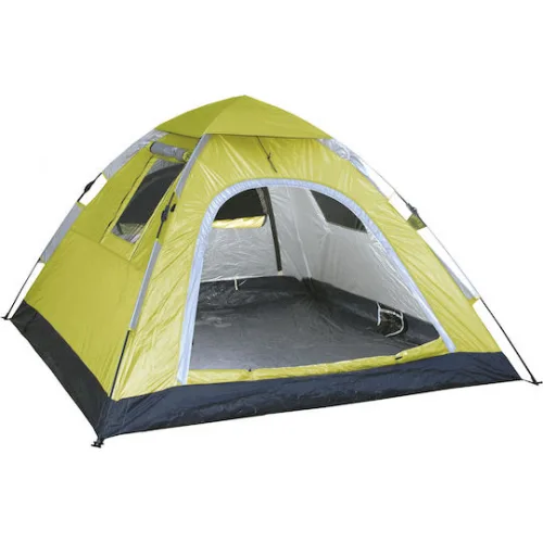 Campus Αυτόματη Σκηνή Camping Igloo Πράσινη 3 Εποχών για 5 Άτομα 240x210x145εκ.