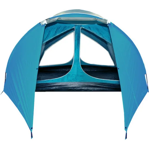 Campus Havana Καλοκαιρινή Σκηνή Camping Igloo Μπλε με Διπλό Πανί για 6 Άτομα 465x240x185εκ.