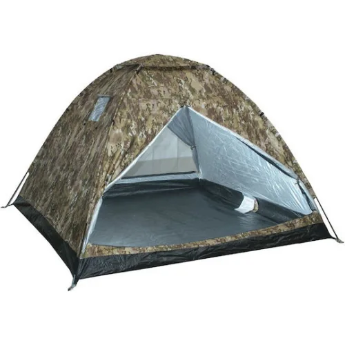 Campus Καλοκαιρινή Σκηνή Camping Igloo Χακί για 4 Άτομα 210x210x150εκ.