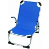 Myresort Καρεκλάκι Παραλίας Αλουμινίου με Ψηλή Πλάτη Μπλε 52x60x67εκ.