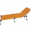 Campus Ξαπλώστρα Παραλίας Πορτοκαλί Πτυσσόμενη Αλουμινίου 198x62x25εκ.