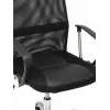 Καρέκλα Διευθυντική με Μπράτσα Μαύρη Campus