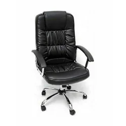 Καρέκλα Γραφείου με Ανάκλιση Μαύρη Velco