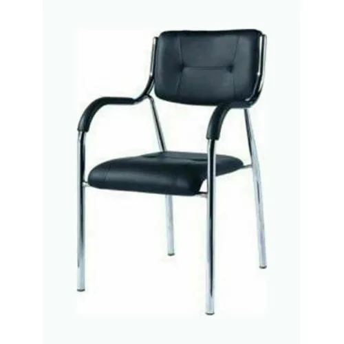 Πολυθρόνα Επισκέπτη με Μπράτσα Μαύρη 49x45x85cm Πολυθρόνα Επισκέπτη με Μπράτσα Μαύρη 49x45x85cm