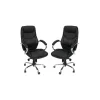 Καρέκλα Διευθυντική με Ανάκλιση Μαύρη Velco