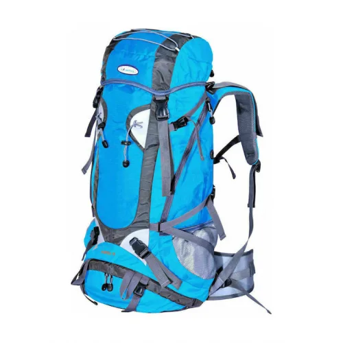 Campus Aspen Ορειβατικό Σακίδιο 75lt Αδιάβροχο Γαλάζιο/Μαύρο