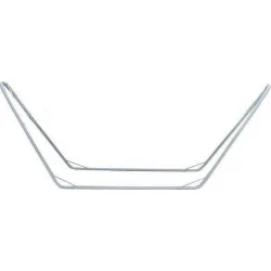 Campus Βάση Αιώρας από Μέταλλο σε Λευκό Χρώμα 138x36x7cm