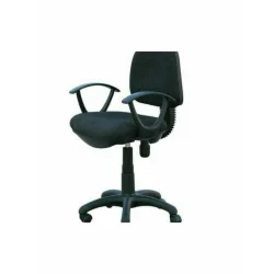 Παιδική Καρέκλα Γραφείου Με Μπράτσα Μαύρη 57x47x92εκ.