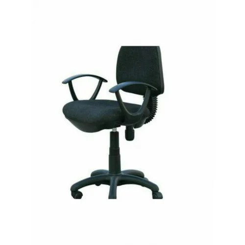 Παιδική Καρέκλα Γραφείου Με Μπράτσα Μαύρη 57x47x92εκ.