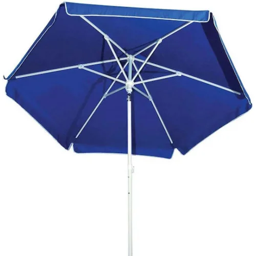 Campus Σπαστή Ομπρέλα Θαλάσσης Διαμέτρου 2m με UV Προστασία και Αεραγωγό Μπλε