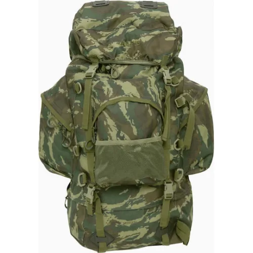 Campus Mission Στρατιωτικό Σακίδιο Πλάτης από Πολυεστέρα Ελληνική Παραλλαγή Χακί 65lt