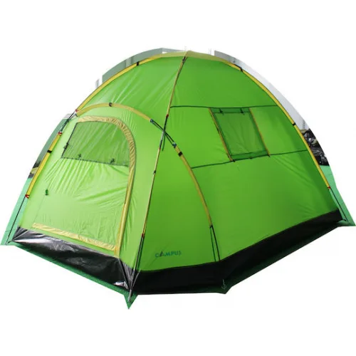 Campus Caledonia Καλοκαιρινή Σκηνή Camping Igloo Πράσινη για 5 Άτομα 240x280x175εκ.