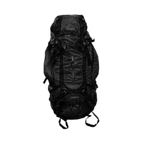 Campus Aspen 65 Ορειβατικό Σακίδιο 65lt Αδιάβροχο Μαύρο