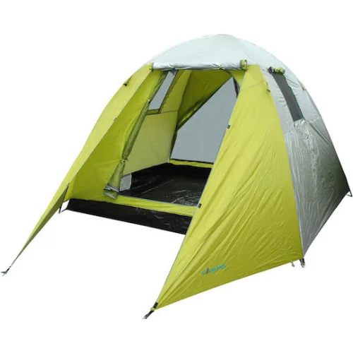 Campus Curacao Καλοκαιρινή Σκηνή Camping Igloo Πράσινη για 5 Άτομα 210x240x175εκ.