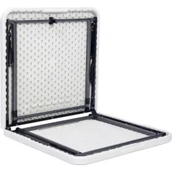 Campus Τραπέζι για Camping Πτυσσόμενο σε Βαλιτσάκι 120x60x54cm Λευκό