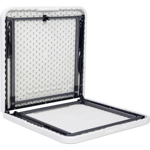 Campus Τραπέζι για Camping Πτυσσόμενο σε Βαλιτσάκι 120x60x54cm Λευκό