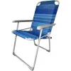 Myresort Καρέκλα Παραλίας Αλουμινίου Μπλε 44x42x89εκ.