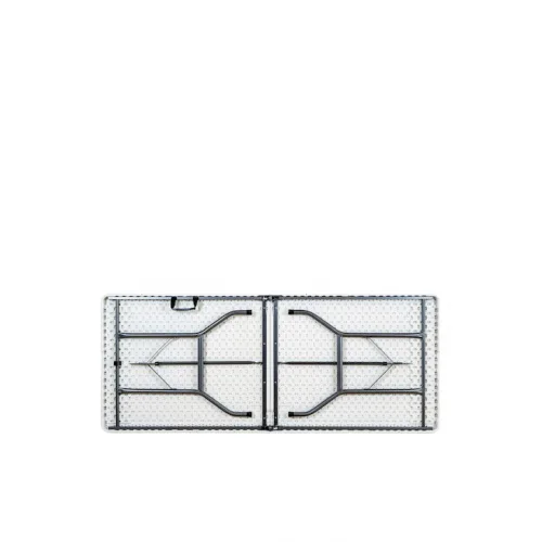 Μεταλλικό Τραπέζι Catering Εξωτερικού Χώρου Πτυσσόμενο Λευκό 180x74x72εκ.