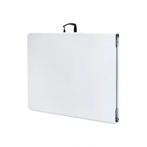 Μεταλλικό Τραπέζι Catering Εξωτερικού Χώρου Πτυσσόμενο Λευκό 180x74x72εκ.