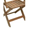 Καρέκλα Εξωτερικού Χώρου Ξύλινη Καφέ 42x38x87εκ.
