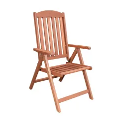 Καρέκλα Εξωτερικού Χώρου Ξύλινη Καφέ 47x41x118εκ.