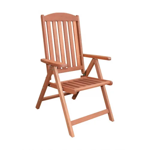 Καρέκλα Εξωτερικού Χώρου Ξύλινη Καφέ 47x41x118εκ.