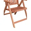 Καρέκλα Εξωτερικού Χώρου Ξύλινη Καφέ 47x41x118εκ.
