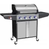 Campfire Ψησταριά Υγραερίου Σχάρας 63x40εκ. με 4 Εστίες 3.2kW και Πλαϊνό Μάτι