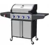 Campfire Ψησταριά Υγραερίου Σχάρας 63x40εκ. με 4 Εστίες 3.2kW και Πλαϊνό Μάτι