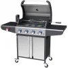 Campfire Ψησταριά Υγραερίου Σχάρας 63x40εκ. με 4 Εστίες 3.2kW και Πλαϊνό Μάτι