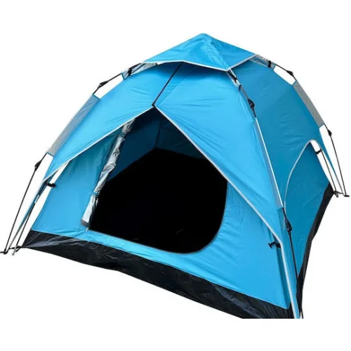 Campus Twin Αυτόματη Καλοκαιρινή Σκηνή Camping Igloo Μπλε για 4 Άτομα 210x210x150εκ.
