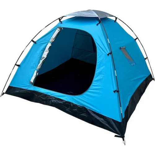 Campus Twin Αυτόματη Καλοκαιρινή Σκηνή Camping Igloo Μπλε για 4 Άτομα 210x210x150εκ.
