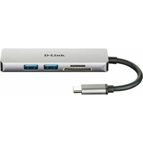 D-Link USB-C Docking Station με HDMI 4K Ασημί (DUB-M530) D-Link USB-C Docking Station με HDMI 4K Ασημί (DUB-M530)