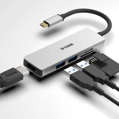 D-Link USB-C Docking Station με HDMI 4K Ασημί (DUB-M530) D-Link USB-C Docking Station με HDMI 4K Ασημί (DUB-M530)