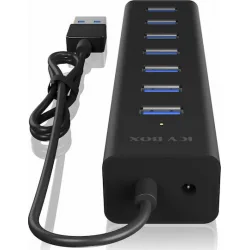 Icy Box USB 3.0 Hub 7 Θυρών με σύνδεση USB-A