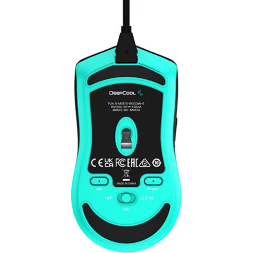 Deepcool MG510 RGB Gaming Ποντίκι 19000 DPI Μαύρο