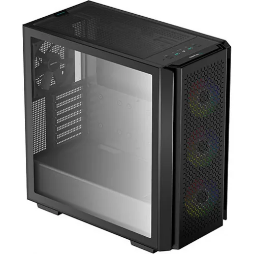 Deepcool CG560 Gaming Midi Tower Κουτί Υπολογιστή με Πλαϊνό Παράθυρο Μαύρο