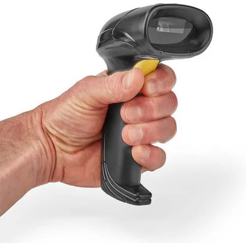Nedis Scanner Χειρός Ενσύρματο με Δυνατότητα Ανάγνωσης 1D Barcodes