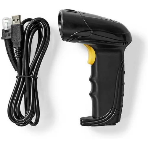 Nedis Scanner Χειρός Ενσύρματο με Δυνατότητα Ανάγνωσης 1D Barcodes