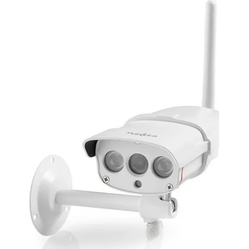 Nedis WIFICO030CWT IP Κάμερα Παρακολούθησης Wi-Fi Full HD 1080p Αδιάβροχη με Φακό 2.8mm