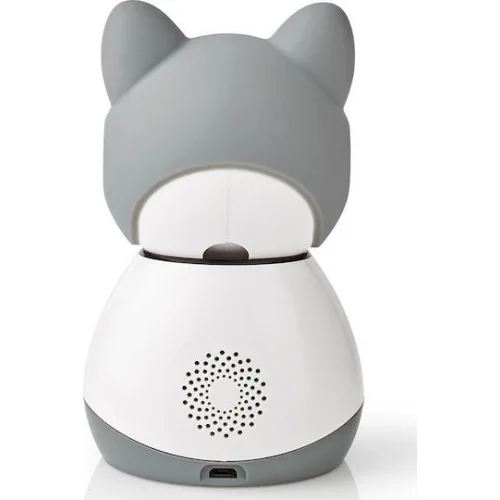 Nedis WIFICI30CGY IP Κάμερα Παρακολούθησης Wi-Fi Full HD 1080p με Αμφίδρομη Επικοινωνία και Φακό 3.6mm