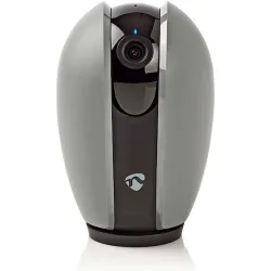 Nedis WIFICI21CGY IP Κάμερα Παρακολούθησης Wi-Fi Full HD 1080p με Αμφίδρομη Επικοινωνία και Φακό 4mm (2 Εναλλάξιμα Καλύμματα) Γκρι