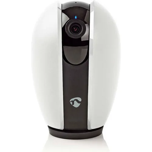 Nedis WIFICI21CGY IP Κάμερα Παρακολούθησης Wi-Fi Full HD 1080p με Αμφίδρομη Επικοινωνία και Φακό 4mm (2 Εναλλάξιμα Καλύμματα) Γκρι