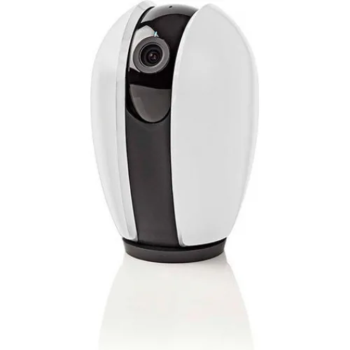 Nedis WIFICI21CGY IP Κάμερα Παρακολούθησης Wi-Fi Full HD 1080p με Αμφίδρομη Επικοινωνία και Φακό 4mm (2 Εναλλάξιμα Καλύμματα) Γκρι