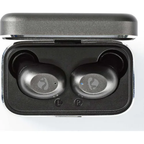 Nedis HPBT5056GY In-ear Bluetooth Handsfree Ακουστικά με Θήκη Φόρτισης Γκρι