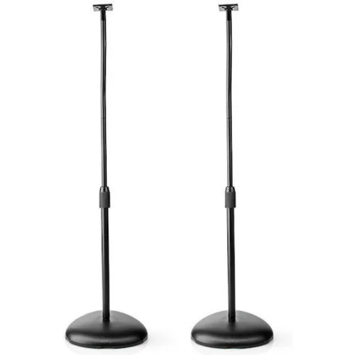 Nedis Βάσεις Ηχείων Δαπέδου (Ζεύγος) σε Μαύρο Χρώμα