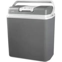 Life Thermoelectric Cooler Box Φορητό Ψυγείο Ηλεκτρικό 20lt 12V / 220V Γκρι