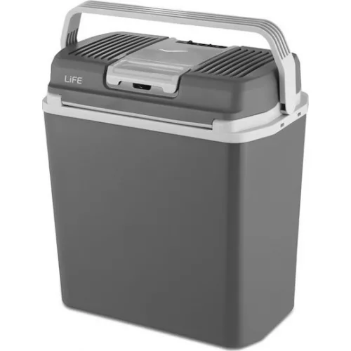 Life Thermoelectric Cooler Box Φορητό Ψυγείο Ηλεκτρικό 20lt 12V / 220V Γκρι