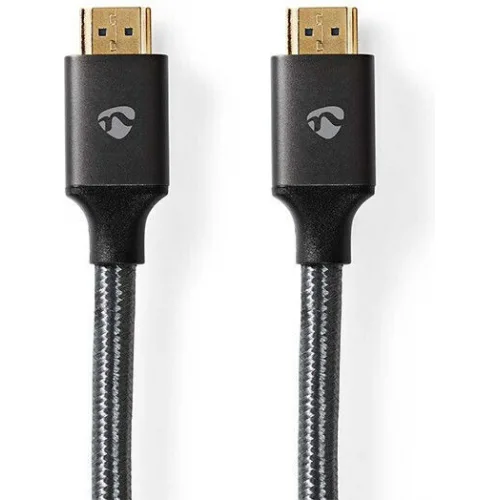 Nedis HDMI 2.0 Braided Cable HDMI male - HDMI male 10m Gun Metal Grey
