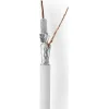 Nedis Καλώδιο Ομοαξονικό 4G/LTE-Proof 100m Λευκό (CSBR4050WT1000)